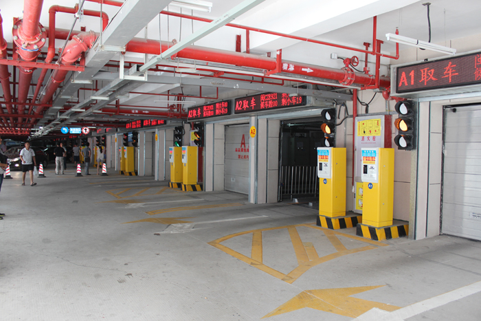 福建廈門(mén)上古街立體停車(chē)樓停車(chē)場(chǎng)管理系統